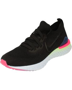Nike Epic React Flyknit 2 Trainers in Black Lyst UK