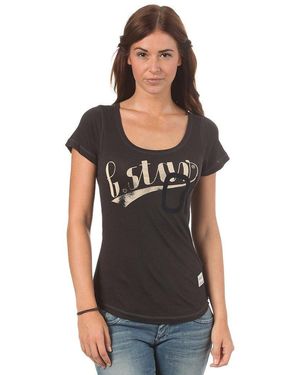 G-Star Star T-shirt Met Korte Mouwen - Getailleerd - Logo - Zwart