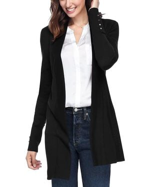 HIKARO Lightweight Cardigans Long Sleeve Jumper Black