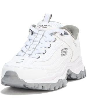 Skechers Afterburn E'lite Grill Corporal Hands Free Slip-in Trainer - Metallic