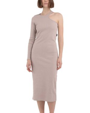 Replay Abito da Donna Slim Fit RIPP - Grigio