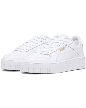 PUMA Carina Street Sneakers Kinder Schuhe - Weiß
