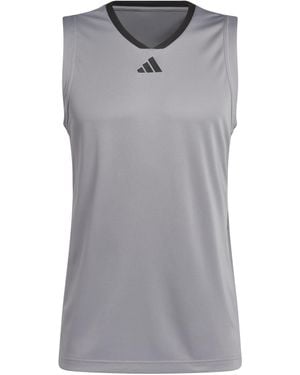 adidas Basketball Legends Tank - Grijs