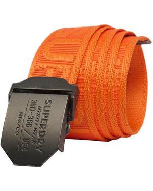 Superdry Workwear Geweven Riem Voor - Oranje