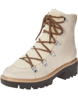 The Drop Caleb Shearling Hiking Boot Shoe - Natural
