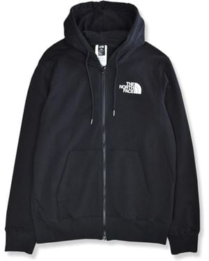 The North Face Ladies Hooded Fz Fleece Full Zip Sweatshirt Jumper - Black