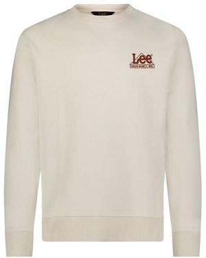 Lee Jeans Seasonal Crew Sweatshirt - Weiß