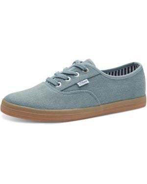 S.oliver Sneaker flach aus Stoff Leicht - Blau
