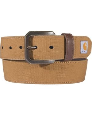 Carhartt Casual Rugged Canvas Duck Belts - Brown