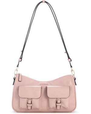 Guess Kassie Convertible Shoulder Bag - Pink