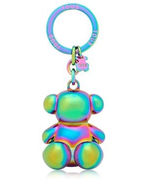 Tous Portachiavi Metal Bold Bear 395910427 metallo - Blu
