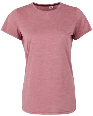 Regatta S Fingal Edition Marl T-shirt Base Layer Quick Dry Sports Top Pink
