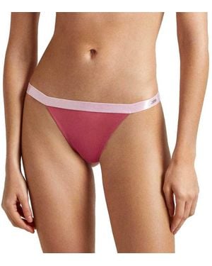 Pepe Jeans Lace Thong - Rosa