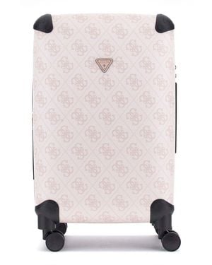 Guess Trolley 22 In 8-Wheeler Rose Water Logo Altrosa 64cm - Pink