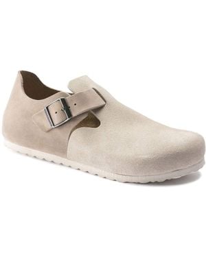 Birkenstock London Sandcastle Suede Leather R 41 R Eu - Natural