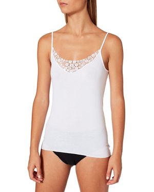 CALIDA Damen Feminine Sense Maglietta intima - Bianco