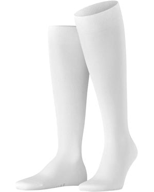 FALKE Tiago M Kh Fil D'écosse Cotton Long Plain 1 Pair Knee-high Socks - White