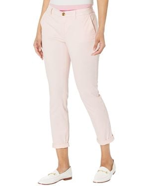 Tommy Hilfiger Cuffed Chino Straight-leg Pants, Only At Macy's - Pink