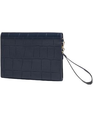Ted Baker Pochette borsa da polso Crocey Croc Effect Envelope Pouch Navy blu scuro