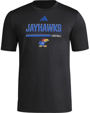 adidas S Pregame Short Sleeve T-shirt - Black