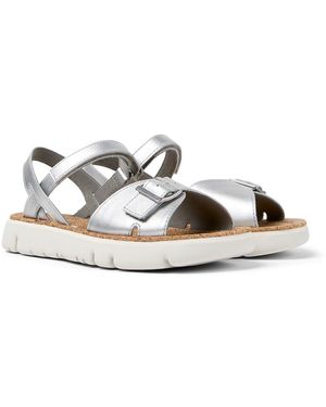 Camper 2-strap Sandal - Metallic