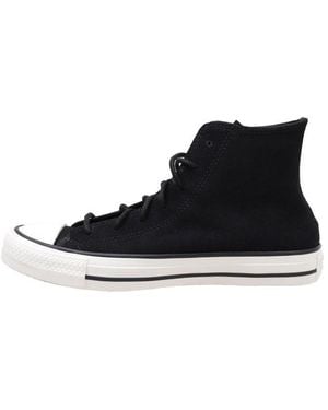 Converse Chuck Taylor All Star Mono Suede Trainer - Black