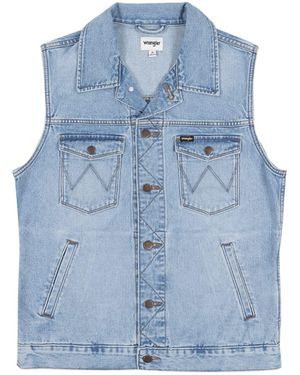 Wrangler Denim Vest Jacket - Blue