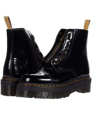 Dr. Martens Sinclair Botas Marrones De Piel Para Mujer - Negro