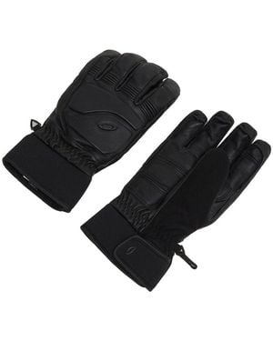 Oakley Herren Peak Leather Gloves - Schwarz