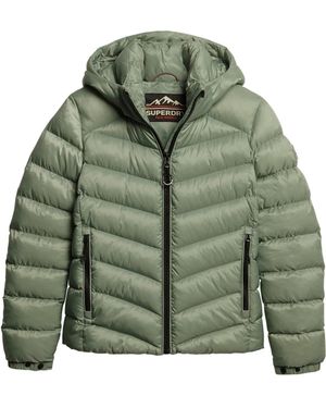 Superdry Blouson à Capuche Fuji Padded Jacket Veste - Vert