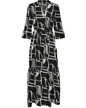 Vero Moda Abito Femminile VMZERA Abito Lungo - Nero