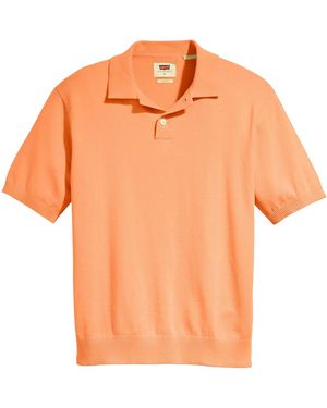 Levi's Sudadera de Punto Polo neutros Jersey - Naranja