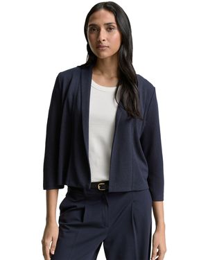 Tom Tailor Cardigan mit Schalkragen - Blau