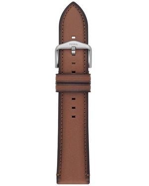 Fossil Litehidetm Leather Bracelet - Brown