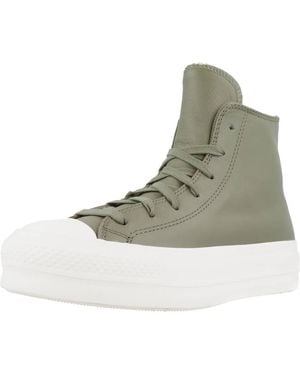 Converse Chuck Taylor all Star Lift Hi Verde 36 - Grigio