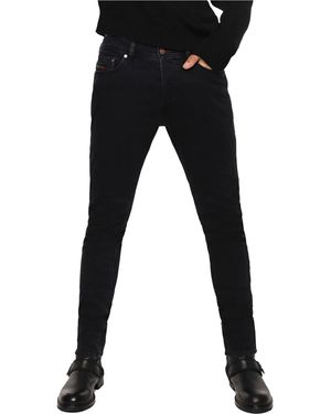DIESEL Fit- Thommer 084NK Jeans Hose Regular Slim Skinny - Schwarz