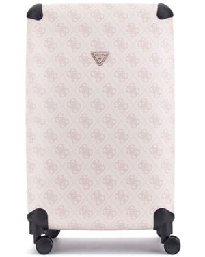 Guess Valise 28 in 8-Wheeler Exp. Rose Water Logo Vieux Rose