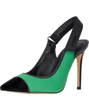 Michael Kors Kourtney Toe Cap Sling Heeled Shoe - Green