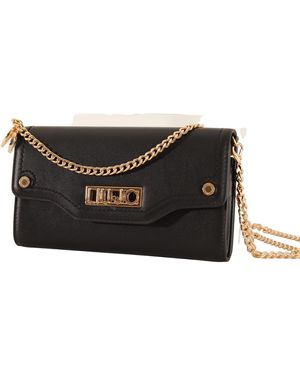 Liu Jo LIU JO Pochette da donna/borsa a tracolla/portafoglio BELEG nero ecopelle