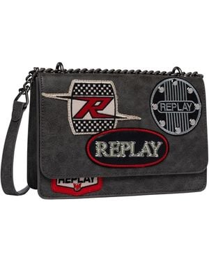 Replay Fw3000 Shoulder Bag - Black
