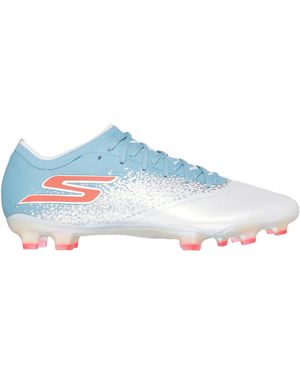 Skechers S Razor Elite Firm Ground Football Boots White/blue 11 Uk