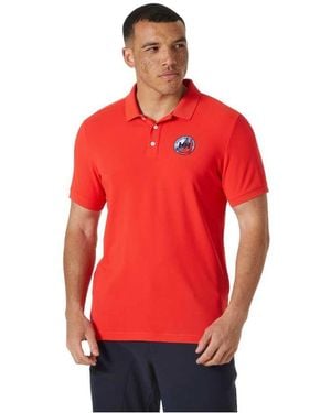 Helly Hansen Hp Race 2.0 Short Sleeve Polo L Red