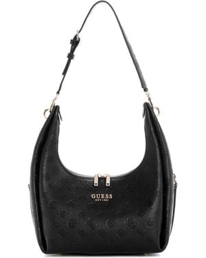 Guess Phoebe Shoulder Bag Hobo - Schwarz