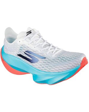Skechers Skx Aero Tempo Running Shoes Uk 5 White - Blue