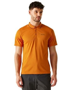 Regatta Maverik V S Polo Shirt - Orange