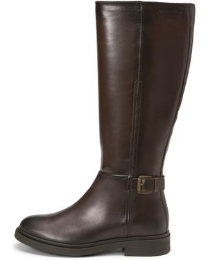 Marc O' Polo Marc OߴPolo Stiefel aus Leder mit verstellbarer Schnalle - Braun