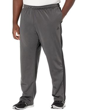 adidas Essentials Warm-up Open Hem 3-stripes Tracksuit Bottoms - Gray