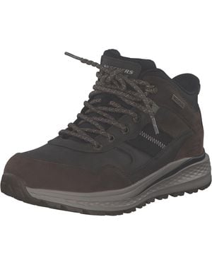 Skechers Slipins: Slade Ultra-turn Lace-up Boots Brown - Black