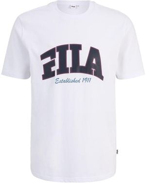 Fila Lanaken Regular Graphic Tee T-Shirt - Bianco
