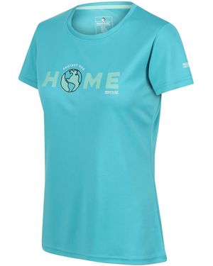 Regatta Fingal Vi S T-shirt Turquoise - Blue